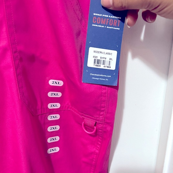 Cherokee - NWT Pink Scrub Pants - Picture 2 of 3